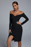 kamames Hannah Black Mini Cocktail Dress