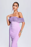 kamames Inya Off-Shoulder Ruched Dress