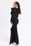 June Cutout Long Sleeves Maxi Dress