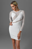 kamames Larara Mesh Mini Bandage Dress