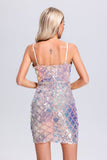 kamames Lialy Halter Sequin Mini Dress