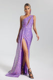 kamames Lili Sequin Side Slit Maxi Dress