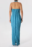 kamames Liza Halter Knitted Maxi Dress