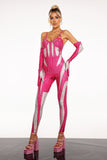 kamames Lorraine Diamante Illusion Bodysuit