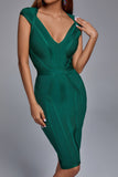 kamames Maxwell Bandage Midi Dress - Green