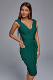 kamames Maxwell Bandage Midi Dress - Green