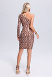 Kamames Meredith Asymmetric Sequin Dress