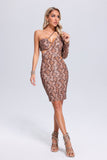 Kamames Meredith Asymmetric Sequin Dress