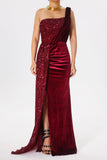 kamames Sharon Velvet Sequins Maxi Dress