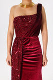 kamames Sharon Velvet Sequins Maxi Dress