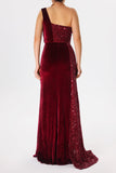 kamames Sharon Velvet Sequins Maxi Dress