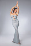 kamames Spring Diamante Maxi Dress