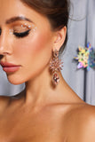 kamames Tati Rhinestone Earrings - Champagne