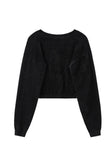 kamames V Neck Solid Color Cardigan
