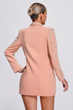 kamames Vioky Pearl Embellished Blazer Dress