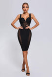 kamames Zurri Mesh Midi Bandage Dress