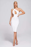 kamames Ceosa Cutout Midi Bandage Dress