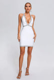 kamames Hanna Diamonate Mini Bandage Dress