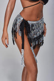 kamames Anwen Sequin Tassel Skirt