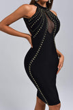 kamames Donatella Rivet Midi Bandage Dress