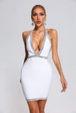 kamames Hanna Diamonate Mini Bandage Dress