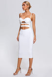 kamames Lorelie Cutout Midi Bandage Dress