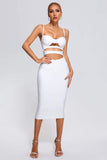 kamames Lorelie Cutout Midi Bandage Dress