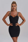 kamames Chantall Diamonate Mini Bandage Dress