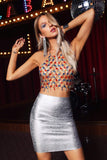 kamames Georgai Rhinestone Halter Top