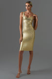 kamames Sukia Mini Bandage Dress - Gold