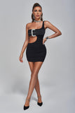 kamames Amary One Shoulder Cutout Mini Dress