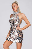 kamames Christine Halter Mirror Mini Dress