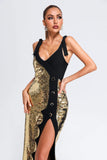 kamames Vlafa Sequin Midi Bandage Dress