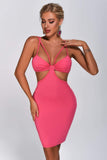 kamames Alana Cutout Midi Bandage Dress