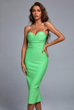 kamames Salimi Midi Bandage Dress - Green