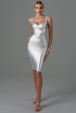 kamames Sukia Mini Bandage Dress - Silver