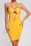 kamames Riviera Cutout Mini Bandage Dress