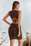 kamames Negin Leopard Mini Dress