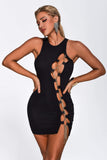 kamames Affery Lace Up Mini Dress