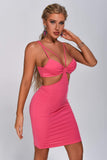 kamames Alana Cutout Midi Bandage Dress