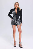 kamames Donna Tassel Blazer Dress