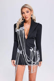 kamames Donna Tassel Blazer Dress