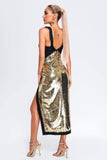 kamames Vlafa Sequin Midi Bandage Dress