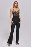 kamames Karalynne Lace Bandage Jumpsuit