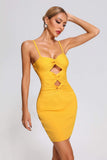 kamames Riviera Cutout Mini Bandage Dress