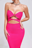 kamames Lula Feather Midi Bandage Dress