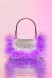 kamames Kerin Feather Pouch - Purple