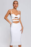 kamames Lorelie Cutout Midi Bandage Dress