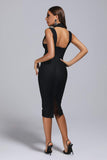 kamames Blake Crossover Midi Bandage Dress