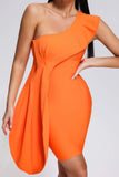 kamames Tihila One Shoulder Mini Bandage Dress